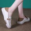 Popular one-pedal women's single shoes spring 2025 new little white shoes women's popular soft-soled flat-soled casual loafers