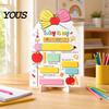Reusable School Board Personalized First Day of Wooden Sign, Erasable Back to Sign Board, Cute Classroom Decor, Keepsake Memory Tracker