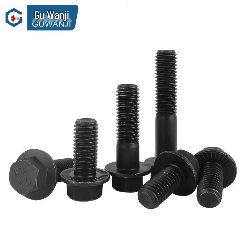 GUWANJI 10.9 Grade Carbon Steel Hex Flange Bolt