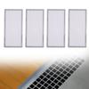 4 Stück Magnetische Bodenregister-Lüftungsgitterabdeckungen 5,5x12 Zoll Magnet PVC-Lüftungsgitternetz für Wand Decke Boden zum Auffangen von Schmutz Haaren