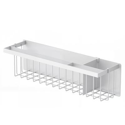 Bathroom Rack Magnet Drainer Storage Rack for Bathroom Wall Storage with Hooks Strong Magnetic Adsorption Towel Rack Kitchen Toilet Washroom Washing