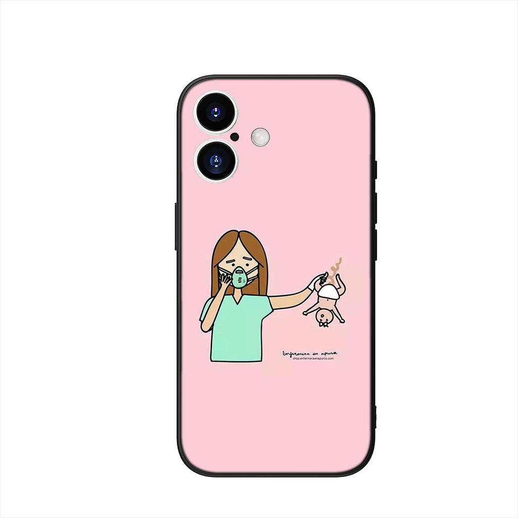 Nurse Doctor Stethoscope Happy Tooth Dentist Phone Case for OPPO A18 A16 A17 A38 A54 A40 A60 A80 A78 A79 A57 A55 A96 A15 A53