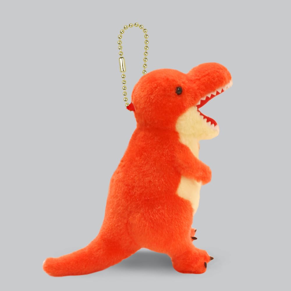 Dinosaur Era LMC Tyrannosaurus (Red) Plush Mascot, Approximately 14cm Tall, 704330