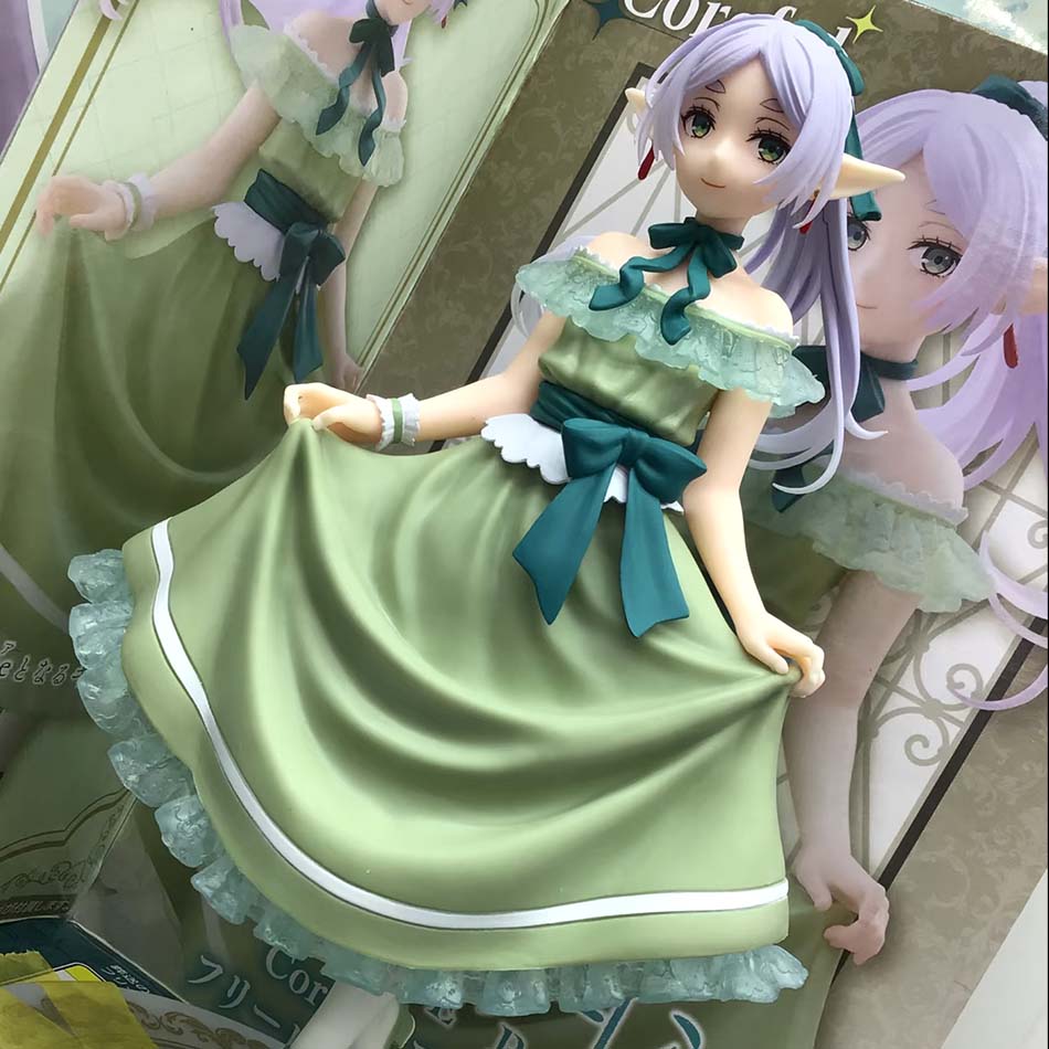 14cm Frieren poza końcem podróży Figurka Anime Stopper do makaronu Figurka akcji Frieren Kolekcja figurek Luminasta Frieren Model