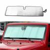 Vindrutesolskydd Värmeskydd -passar Solskyddsmatta för 1997-2017 Jeep Wrangler Rubicon Sahara TJ JK JKU 2/4 Dörrar