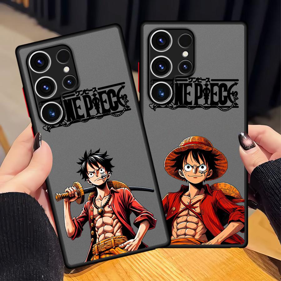 Anime One Piece Luffy Cool Case for Samsung Galaxy S23 FE S24 Plus S20 FE Note 20 Ultra 10+ S25 Ultra S26 S21 S22 Funda Back