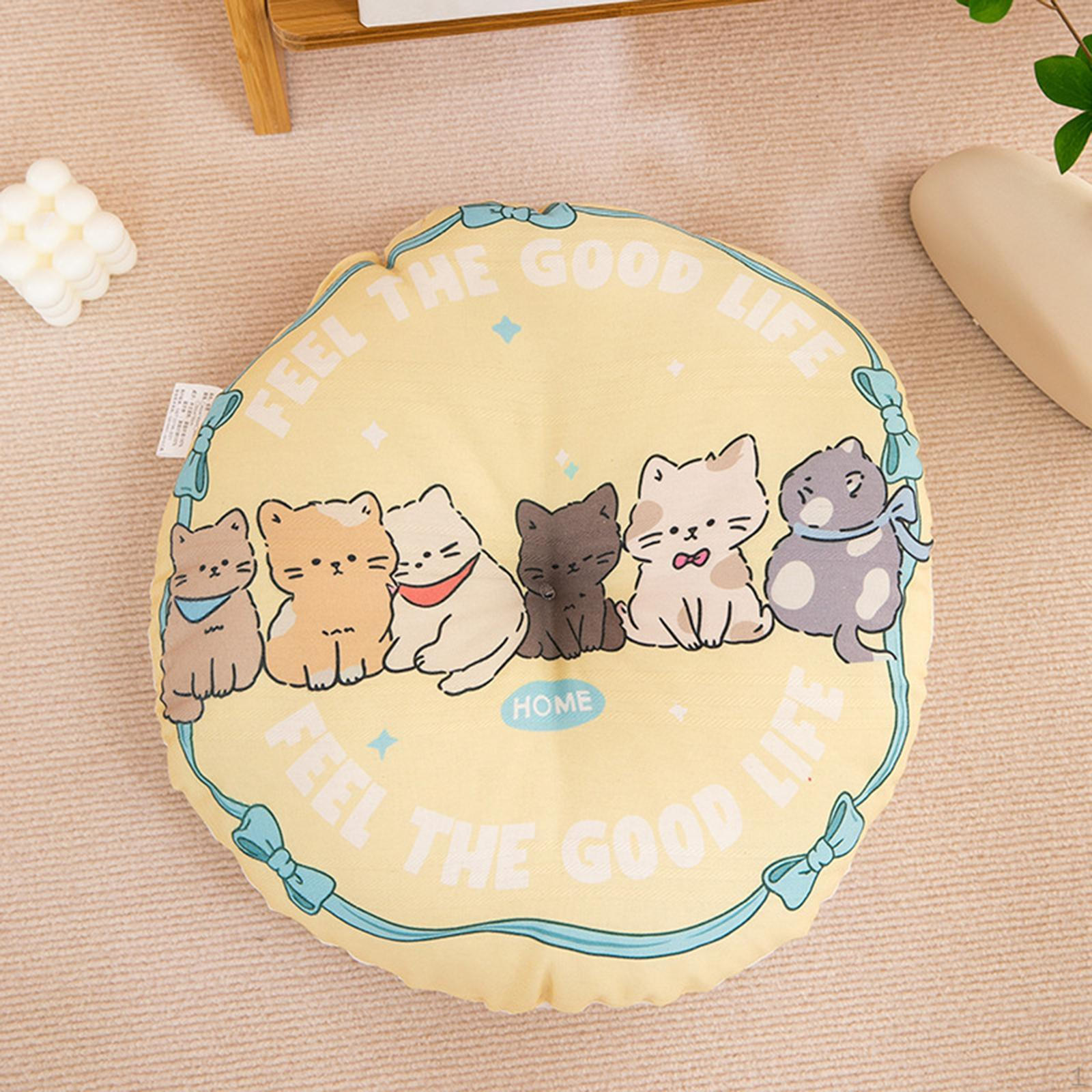 

Подушка для стула Circle Decor Удобный, мягкий, легкий круглый коврик для пола Татами для Cats