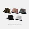Sequin Fisherman Hat Women's Outdoor Travel Sunshade Basin Hat Bucket Hat