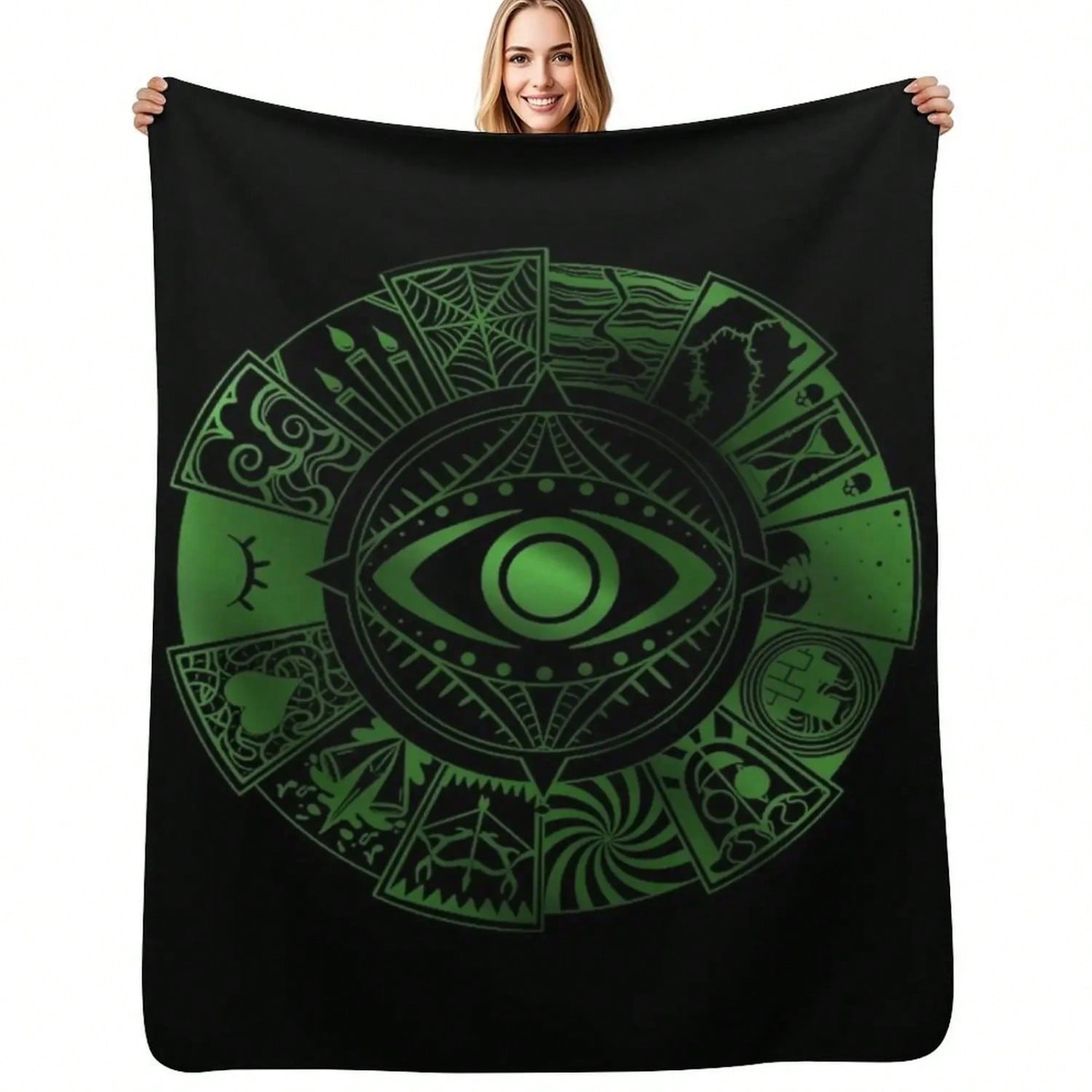 15 Fears Wheel T-Shirt Throw Blanket Heavy Luxury Warm For Winter Bed Plaid Blanket S разноцветный
