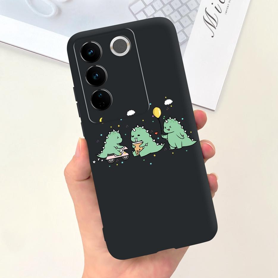 For Vivo V27 Case Vivo V27e V2237 Cute Fashion Painted Cover Soft Silicone Phone Case For Vivo V27 Pro V 27 V27e Back Cover Bags