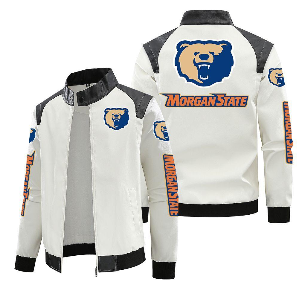 Series Morgan Bears fans locomotive autumn and winter jackets PU leather jacket