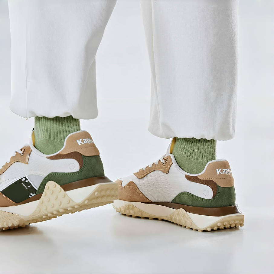 Kappa Back-To-Back Fashion Versatile Comfortable Rebound Exquisite Trendy Non-Slip Wear-Resistant Low-Top Running Shoes Unisex sneaker K0DZ5MM07D-133A