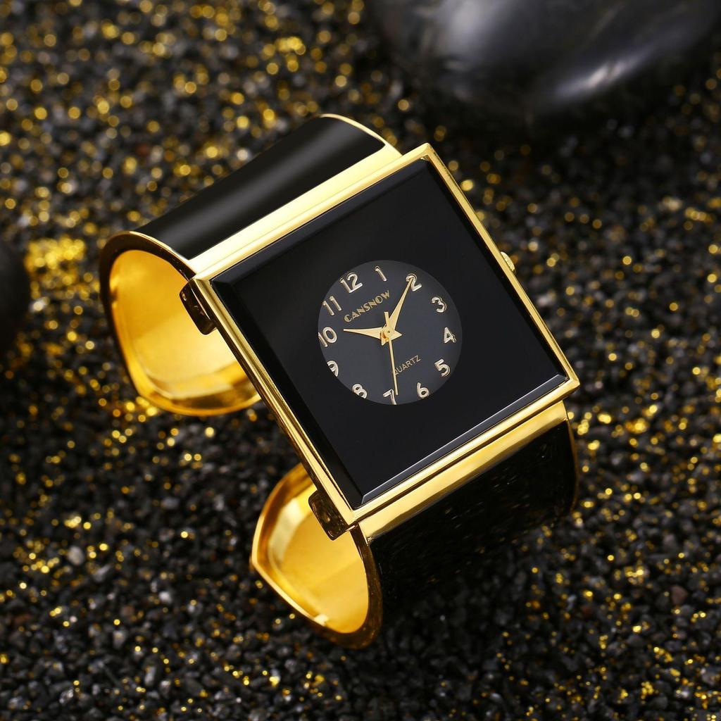 New Fashionable Women's Bangle Watch Ladies' Square Watch