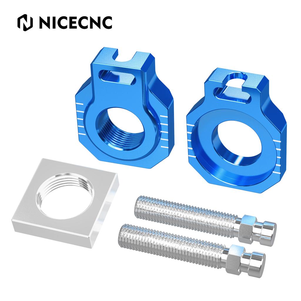 NICECNC For KTM EXC 300 2024 22mm Rear Axle Block Chain Adjuster For KTM EXCF 350 SX 125 SXF 450 2023 2024 Husqvarna TE300 FE450