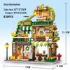 Keeppley City Model Building Blocks - Street View Series, Compatible with Lego, for Kids, Assembly Toy Set, Gift Box