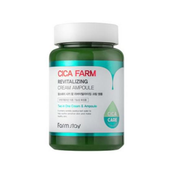 FARMSTAY Cica Farm Revitalizing Cream Ampoule Soothing Repair Hydrating Essence 250ml