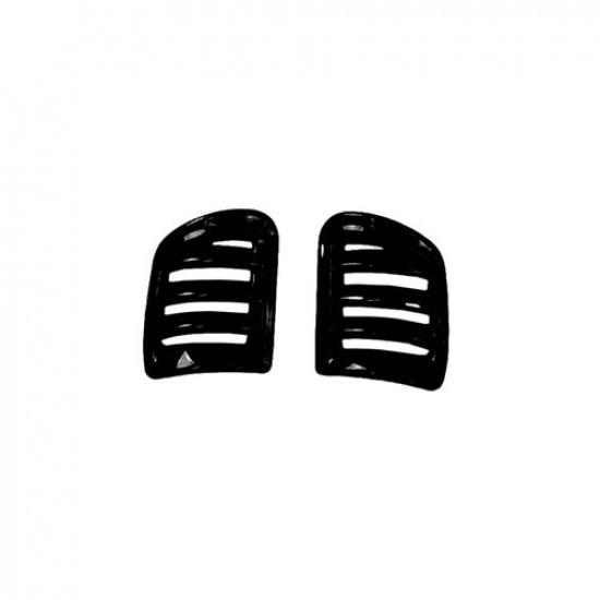 Car Dashboard L&R Air Outlet Vent Cover For Ford Ranger -2024 Bright Black