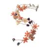 Forest Women Flower Vine Simulated Head Garland Flower Crown Hair Wreaths Hairpins  Festival Party