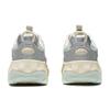 Li Ning Classic Versatile Retro Fashion Thick Sole Height Increasing Slimming Casual Shoes Women sneakers Silver Blue AGCW028-2