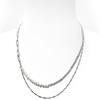 ozel Silver 925 Labradorite Fresh Water Pearl Layered Necklace PS113N