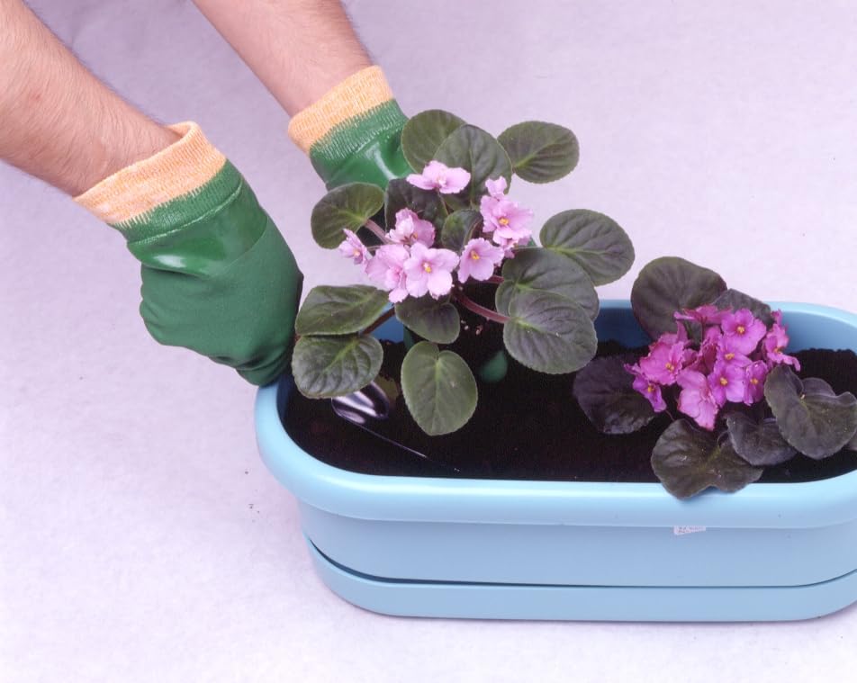 Showa Gloves PVC Green Simple 10 Gloves, Jersey, Packaging, Pairs, Large, NO600-L10P