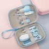 Baby Care Product 8-in-1 Grooming Kits Infant Healthcare Kit Newborn Haircomb Brush Finger Toothbrush Fever Thermometer