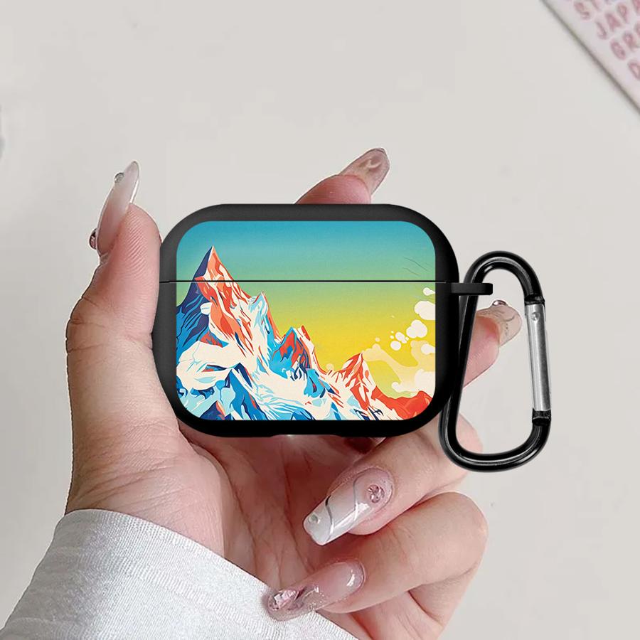 

Earphone Cases Cover Case For Airpods Pro2 Pro3 Pro 1 4 3 2 Distant Mountains Airpods Pro