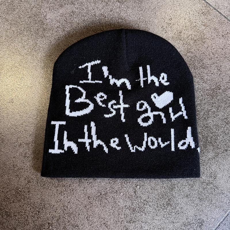 

Acrylic Knit Beanie For Women With Thermal Insulation And Trendy Street Style