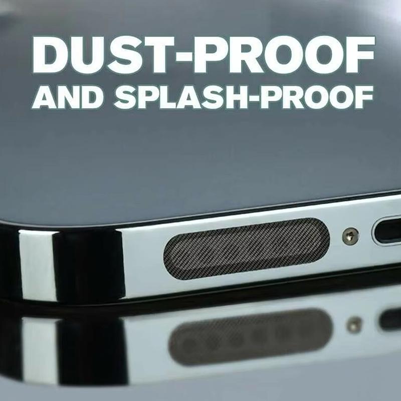 100Pcs Universal Phone Tablet Speaker Earpiece Net Anti Dust Proof Mesh Sticker Waterproof Earpiece Sticker Speaker Mesh