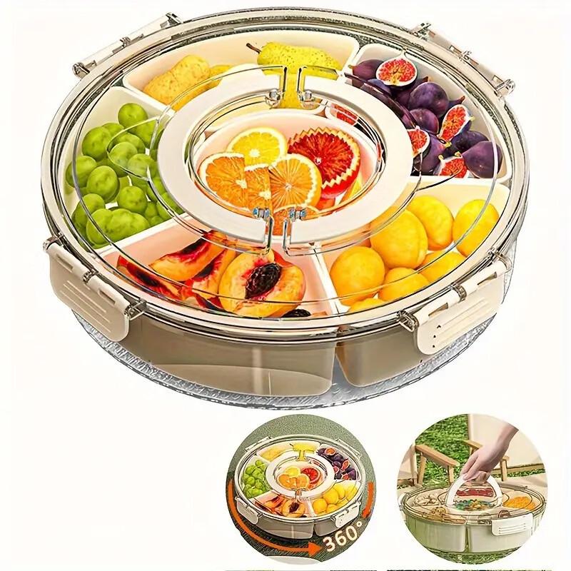 Uoto Rotating Fruit & Snack Tray