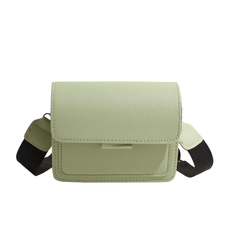 Korean Style Retro Women's Shoulder Bag 2024: Trendy, Textured, Simple Small Square Crossbody