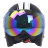 Casco da Motociclista Antivento a 3 Bottoni   Anteriore   Su     Vento   Sostituzione Visiera per Occhiali da Sole da Casco da Motociclista