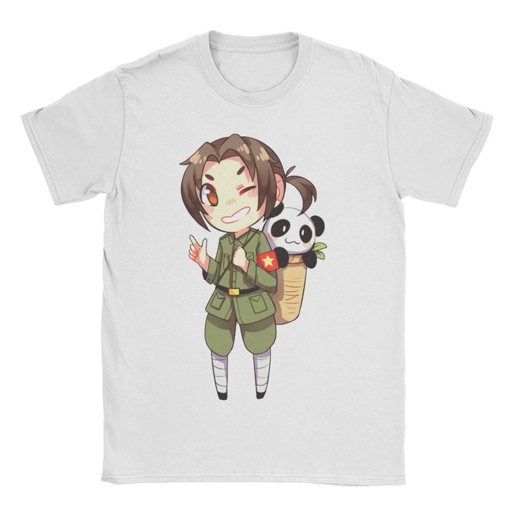 Chibi Belarus Hetalia T Shirts for Unisex Cotton TShirt Axis Powers Hetalia Anime APH World Tee Shirt Short Sleeve Clothes