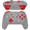 Full Set Buttons for eXtremeRate Switch Pro ABXY ZR ZL L R Buttons for Pro Controller Switch Controller Not Included Controller, D-pad - [Passion Red]