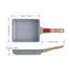 RANXINGST Egg Roll Pan, IHGas Compatible, Non-stick Ceramic, Detachable Handle, Blue