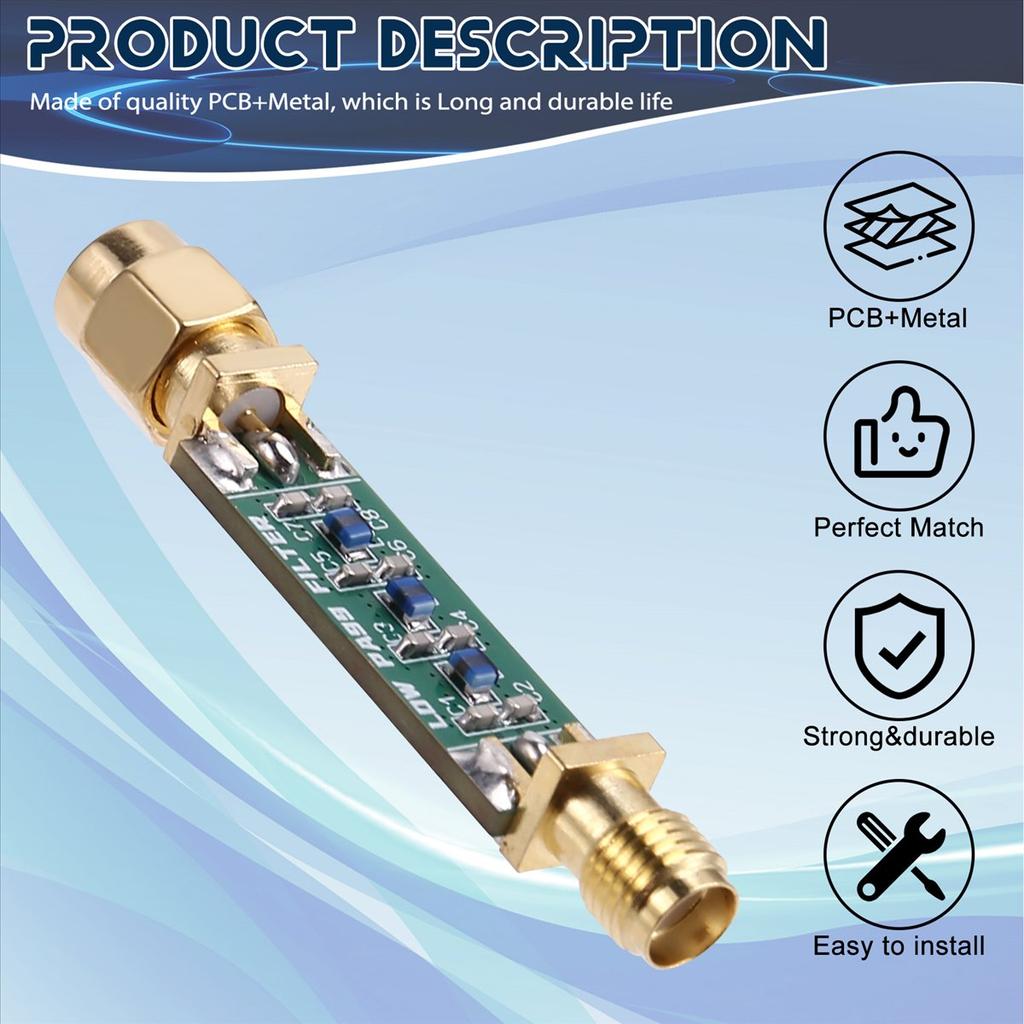 1Pcs FM LPF Low Pass Filter Low-Pass Filter Only for Receive FM Signals