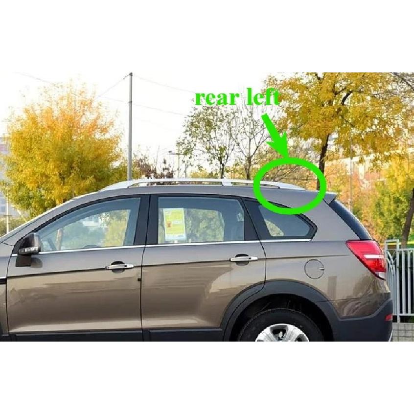1 Piece Silver Only Plastic Roof Rack Cover Only for Captiva 2008-2017 Luggage Cap Seal Car Accessories