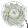 Easy Installation Plastic Refrigerator Evaporator Fan Motor DC12V 2.5W 1870RPM Replacement Part for Freezer Cooling Unit