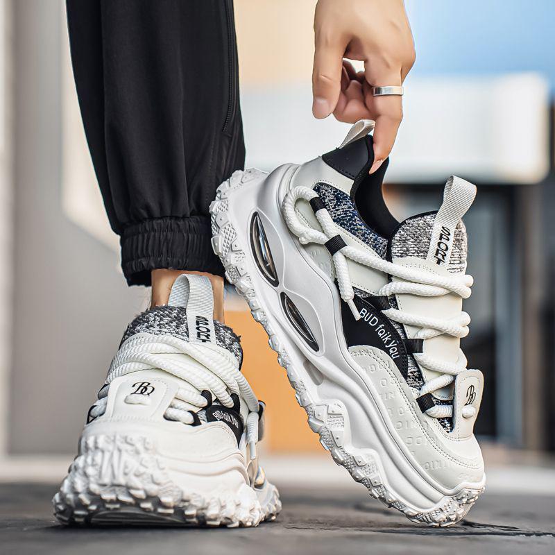 2025 Men s European Trendy Thick-Soled Casual Dad Sneakers 43