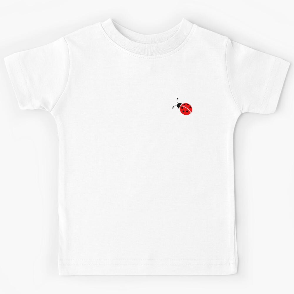 Ladybug Pocket Patch Design for Men and Women Kids T-Shirt 150