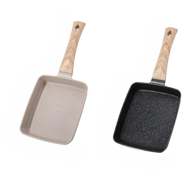 1Pc Tamakiyaki Frying Pan Maifanshi Pan Non-stick Pan Omelette Pan Steak Tamakiyaki Pan Square Pan