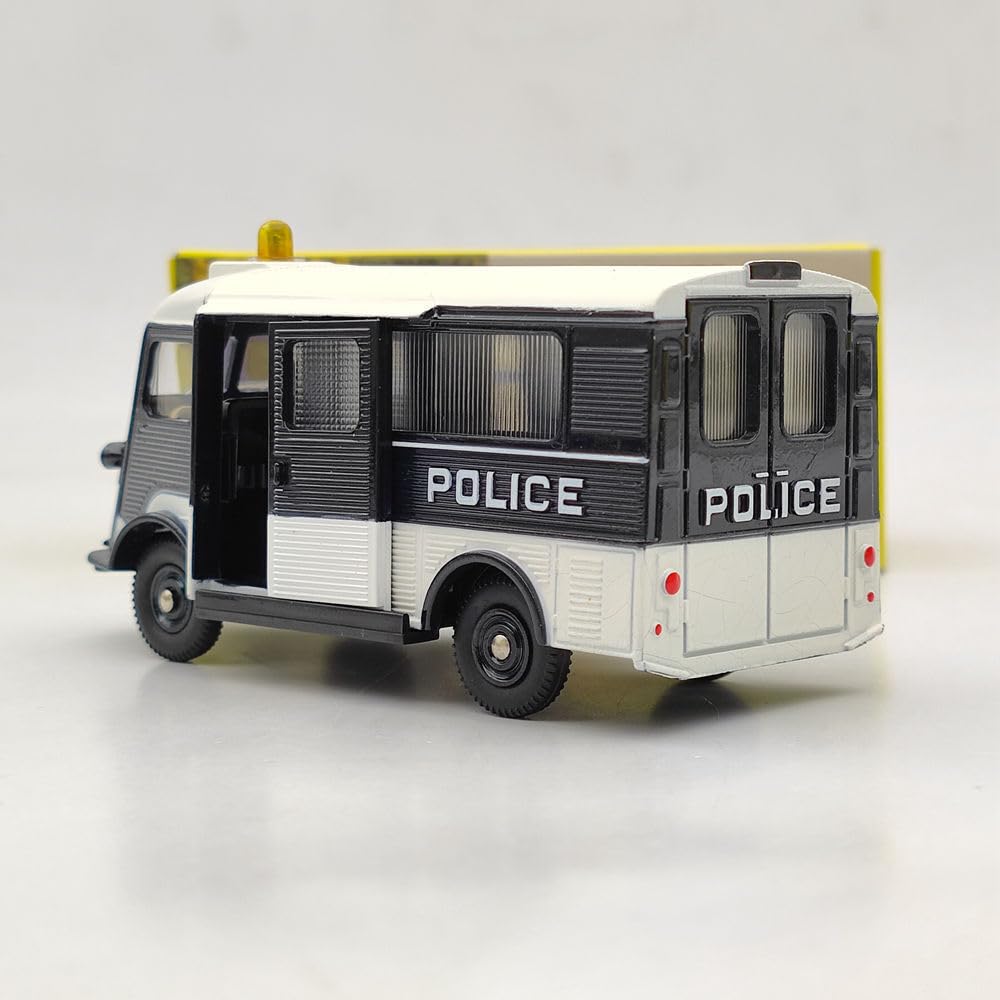 DINKY TOYS Scale Citroen HY Police Replica Diecast Model Model Number 566 Cracks 1/43 Car, (paint Present)