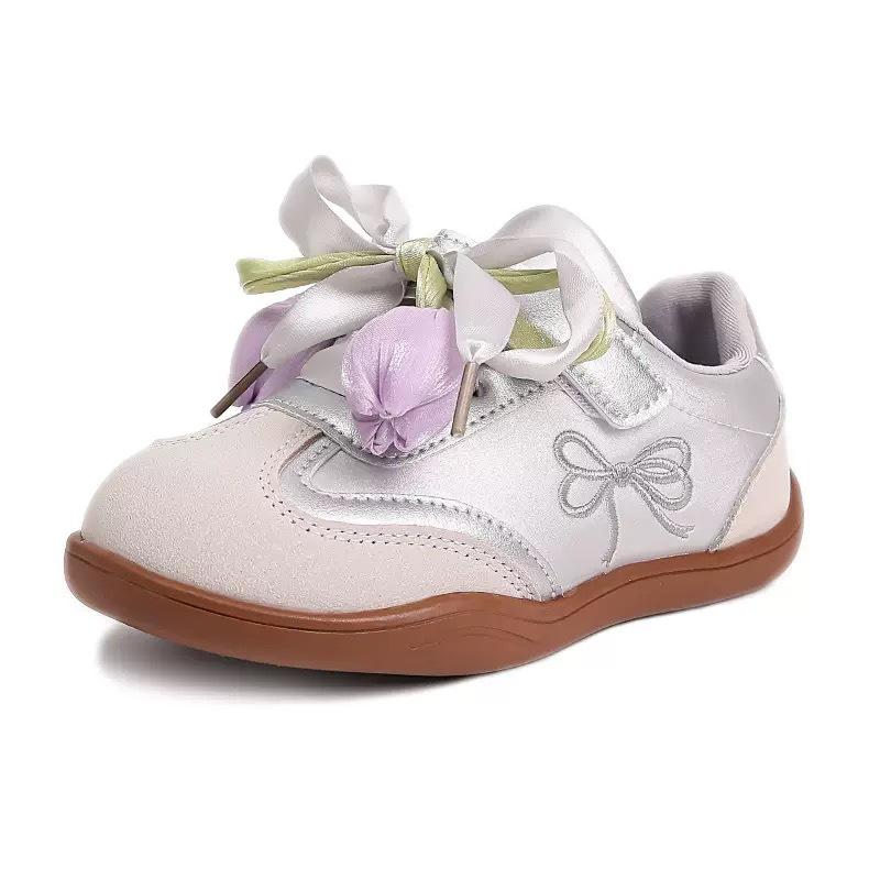 Girls Fashion Casual Sneakers for Spring Autumn Toddler School Shoes Soft Sole Comfortable