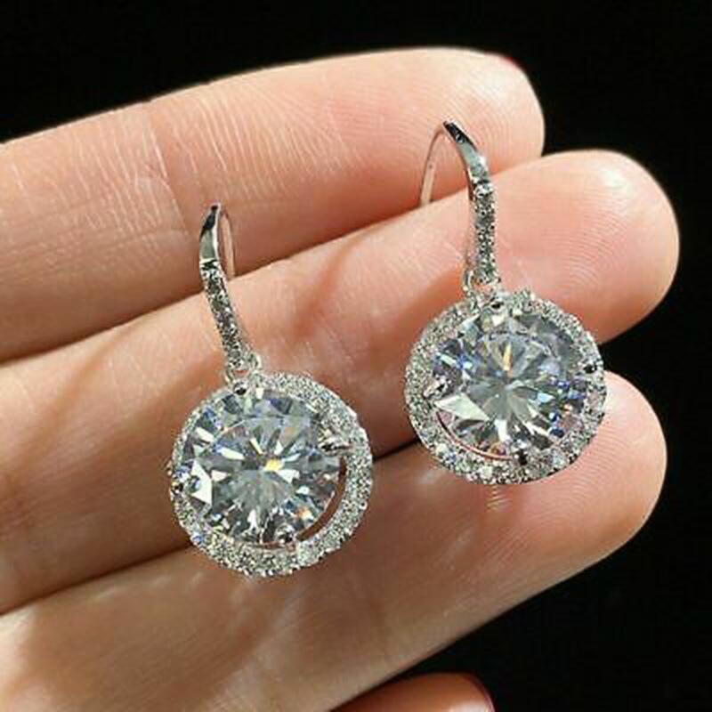 

Cao Shi Women s Elegant Zircon Earrings - Hot Selling, Trendy Fashion Accessory