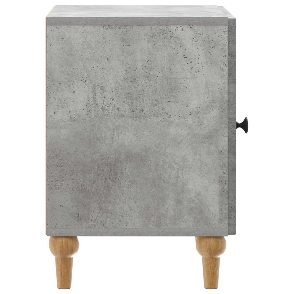 Nightstand Concrete Gray 43 x 34.5 x 50 cm Particleboard