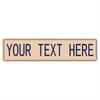 Custom 4x16 Inch Aluminum Metal Street Sign Personalized Name Text Wall Art Home Decor Indoor Outdoor