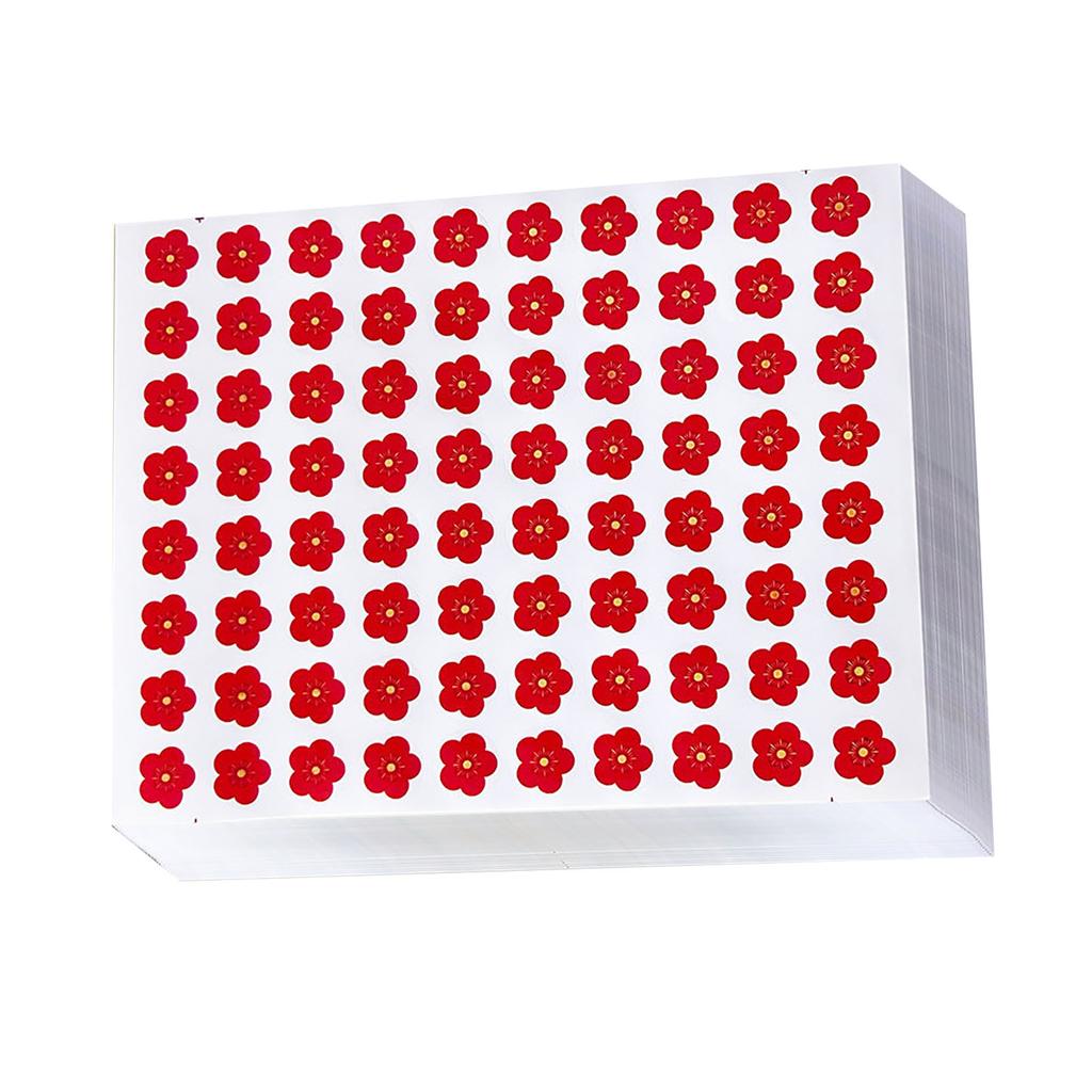 800pcs Reward Stickers Little Red Flowers Reward Stickers Students Self Adhesive Stickers for Kinder