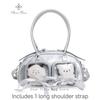 New Y2K Cute Ita Bag Large Capacity Fashion Shoulder Bag Lolita Girls Transparent Cosplay Underarm Bag DIY Badge Display Handbag