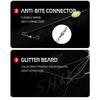 2PCS Built-in Hook Bait Shrimp Kit Luminous Shrimp Lure Soft Plastic Fishing Sabiki Silicon Shrimp Bait Fishing Bait