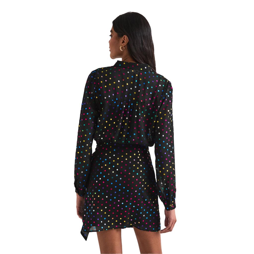 Robe enveloppante transparente à pois Miley pour femme/dame Never Fully Dressed